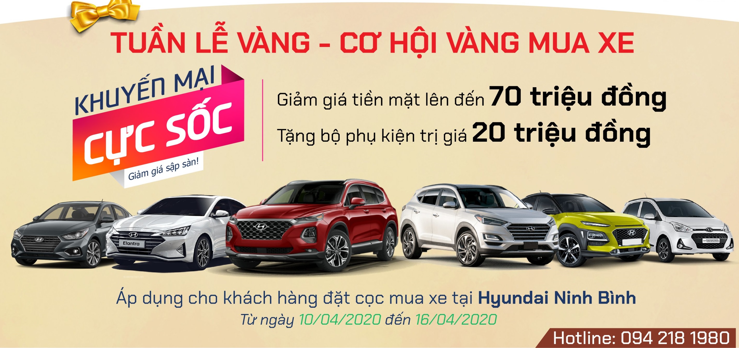 TUẦN LỄ VÀNG - KHUYẾN MẠI SIÊU KHỦNG CHƯA TỪNG CÓ